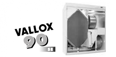 Vallox 90 SE DC Tulo-/poistoilmapuhallin R1G146, 95W (kaavulla)