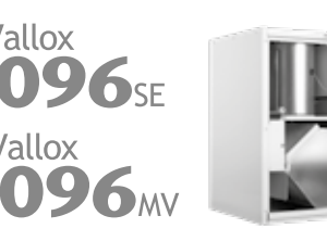 Vallox 096 SE / MC Jälkilämmitysvastuksen asennussarja 900 W, R-malli (vastus, Enstonet-liitin, kannatin, tiiviste)