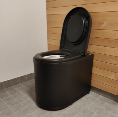 Ekohytte Frost musta energiatehokas pakastava WC