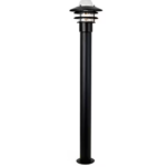 AIRAM KÄPYLÄ BOLLARD PIHAPIIRIVAL IP44 E27 GLC BK H1100