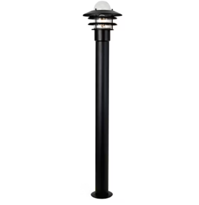 AIRAM KÄPYLÄ BOLLARD PIHAPIIRIVAL IP44 E27 GLC BK H1100