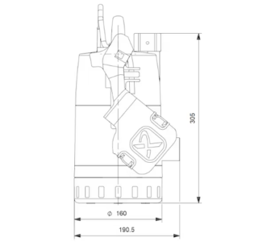 TYHJENNYSPUMPPU GRUNDFOS CC5A-1 1-V VIPPAOHJAIMELLA