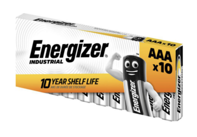 PARISTO ALKALI ENERGIZER INDUSTRIAL 1.5V AAA 10-PAK