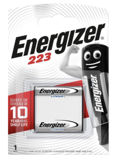 PARISTO LITHIUM ENERGIZER PHOTO 223 6V 1 KPL