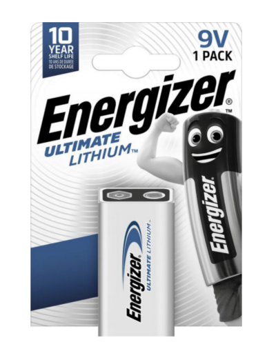 PARISTO LITHIUM ENERGIZER ULTIMATE NEW 9V 1 KPL