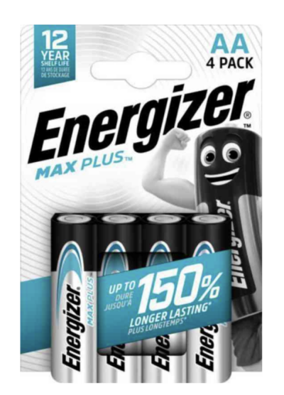 PARISTO ALKALI ENERGIZER ENR MAX PLUS AAA E92 PAK/4 KPL