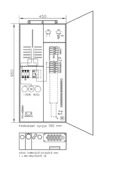 MITTAUSKESKUS YLIJÄNN COLLIE 3806P63 1T+PR-Y 63A