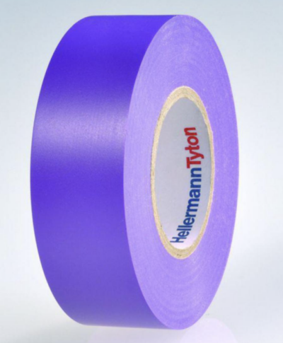 SÄHKÖTEIPPI VINYYLI HELLERMANN HTAPE-FLEX15-19mm x20m VIO