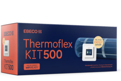 LATTIALÄMMITYSMATTO EBECO THERMOFLEX KIT 500 150W 1.25 m²