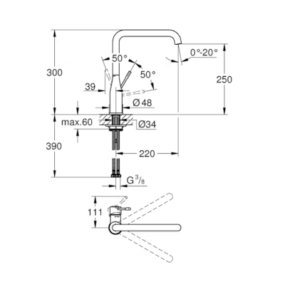 KEITTIÖHANA GROHE 30526AL0 ESSENCE