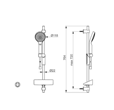 AMMEHANA JA SUIHKUSETTI ORAS 7104 OPTIMA DIGITAL BT