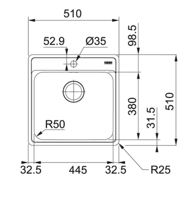 KEITTIÖALLAS RST FRANKE BELL BCX 610-45TL